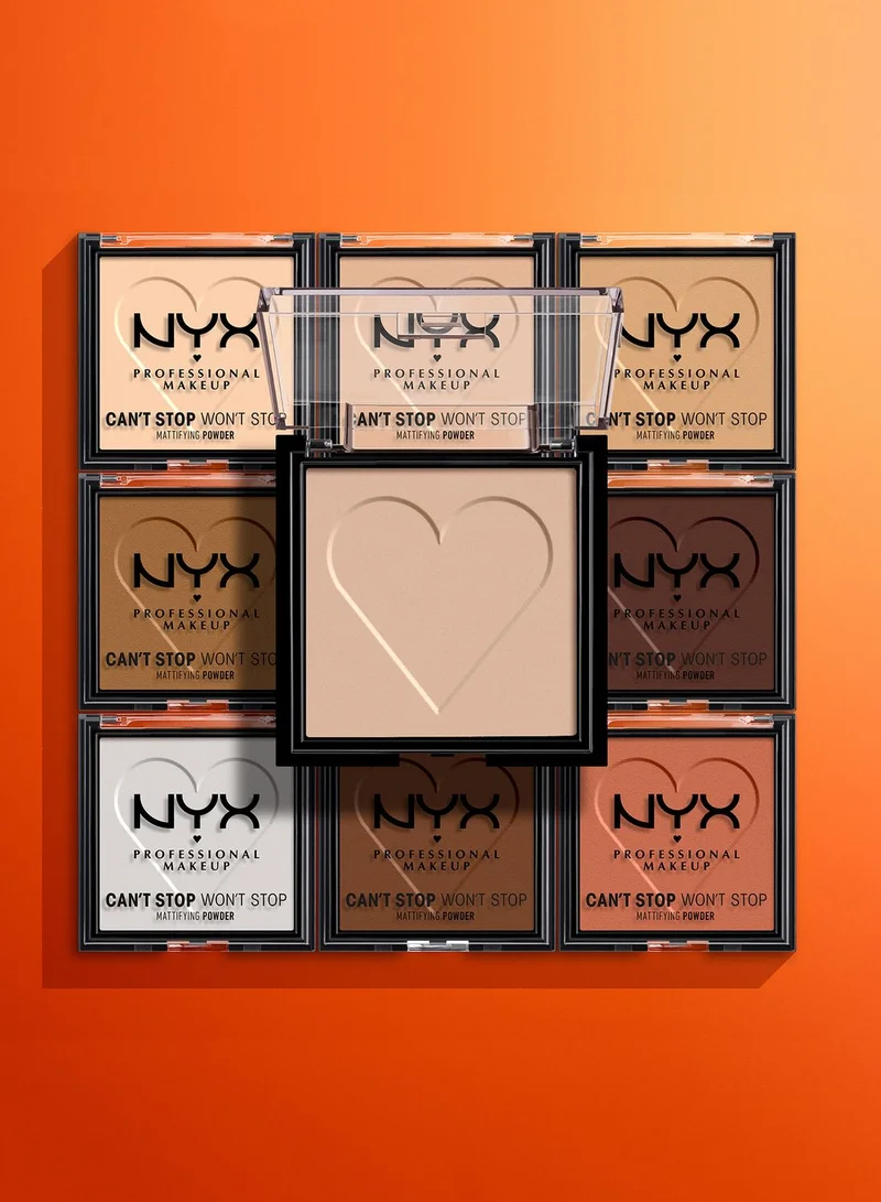 NYX PROFESSIONAL MAKEUP Can't Stop Won't Stop Mattifying Powder  Deep