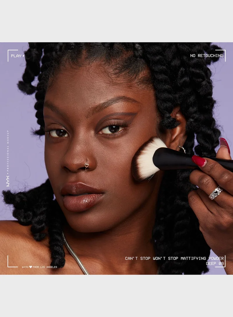 NYX PROFESSIONAL MAKEUP Can't Stop Won't Stop Mattifying Powder  Deep
