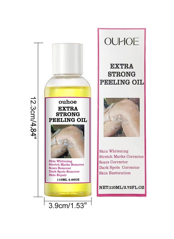 Extra Strong Peeling Oil,Skin Whitening Stretoh Marks Remover Peeling Solution With Salicylic Acid, Dark Spot Corrector For Body, Skin Brightening Solution For Dull Skin (110Ml) - pzsku/Z2E9399567176334C6812Z/45/_/1737017493/70b75f71-fe09-4c7d-823f-cbb1955214b7