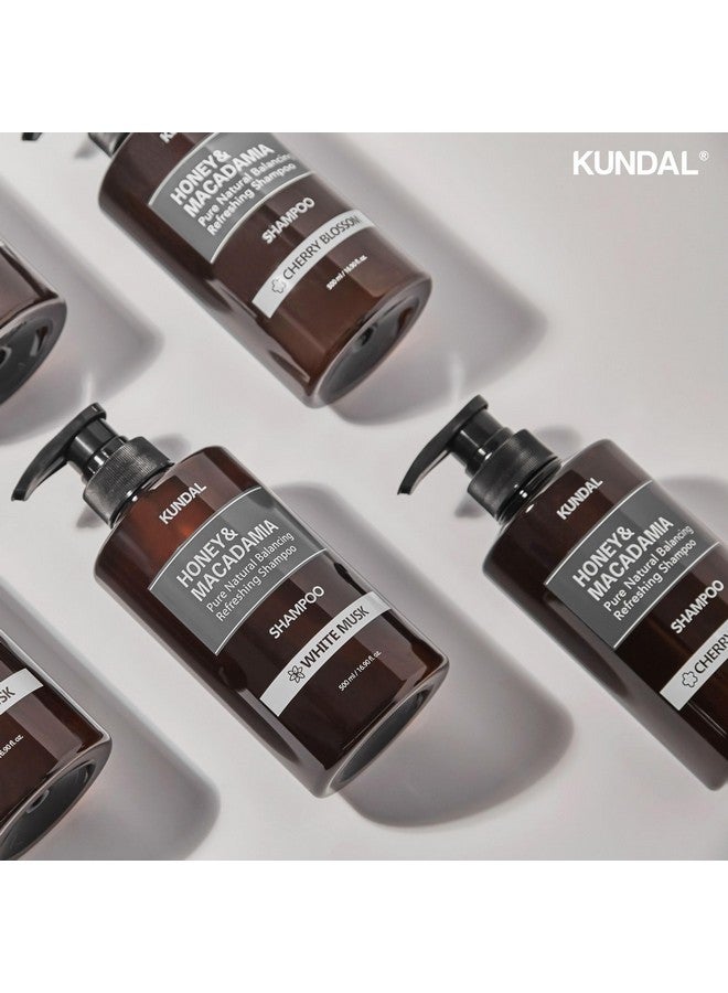 كاندال مجموعة شامبو وبلسم للشعر الطبيعي [بودرة أطفال] - تغذية وتقوية وإصلاح الشعر بالعسل وزيت الأرجان وزيت المكاديميا وخالية من الكبريتات 500 مل، مجموعتان (16.9 أونصة سائلة، مجموعتان) - Image 1