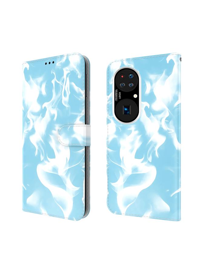 S-TOP Case For Huawei P50 Cloud Fog Pattern Horizontal Flip Leather Case with Holder & Card Slot & Wallet - Image 2