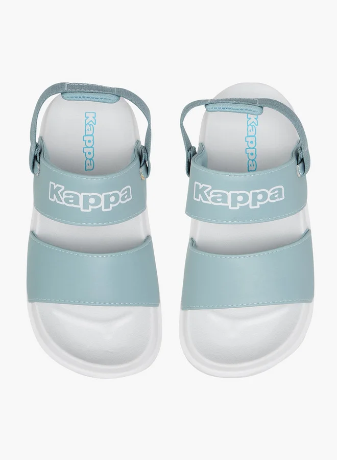كابا Girls' Logo Print Sandals with Elasticated Strap