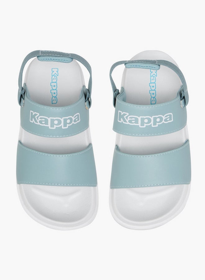 Kappa Girls' Logo Print Sandals with Elasticated Strap - Image 2