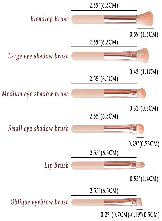 Vtrem Portable Retractable Makeup Brushes Set - 8 in 1 Travel Powder, Angled, Lip, Eyeshadow, Foundation Blending, Beauty Sponge All in One Make Up Brush Set - Image 4