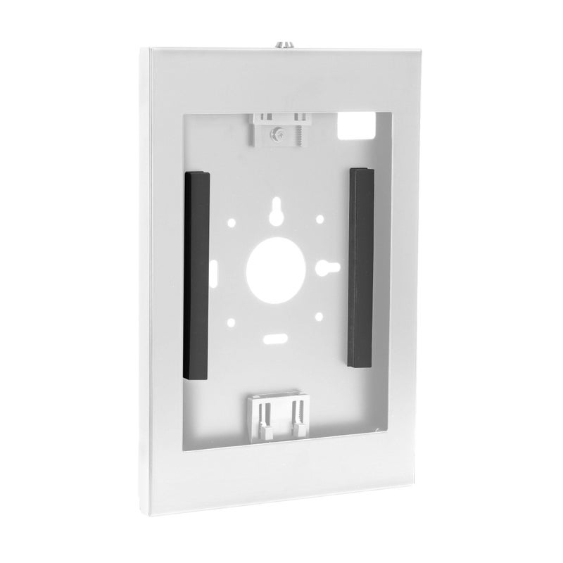 Mount-It! Anti-Theft iPad Kiosk Wall Mount, Lockable Low-Profile Steel Enclosure Compatible with iPad Gen 7â€“11 (A16), Pro & Air, 75x75 VESA Flush Tablet Mount, White - Image 2