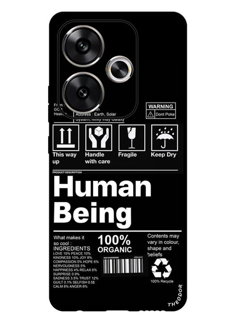Protective Case Anti Scratch Shock Proof Bumper Cover For Xiaomi Redmi Turbo 3 Human Being