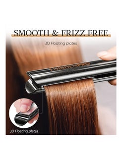 FURIDEN PRO Hair Straightener Flat Iron, Hair Straightener and Curler 2 in 1, Flat Iron Curling Iron in One, Hair Multi Styler Tools, No Frizz | Long-Lasting Finish(Black) - pzsku/Z2E9410E3444608884A8DZ/45/_/1700631965/27f84925-51df-4a7b-99d8-89369c52e15a