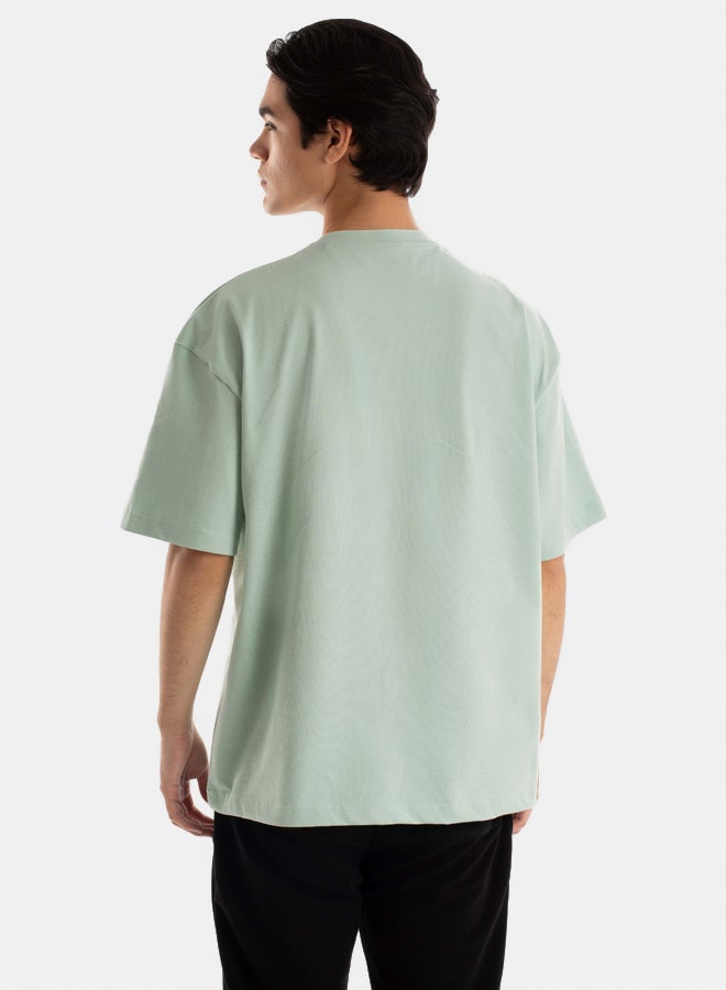 Premoda Men Oversized T-Shirt Print Multicolor - Image 3