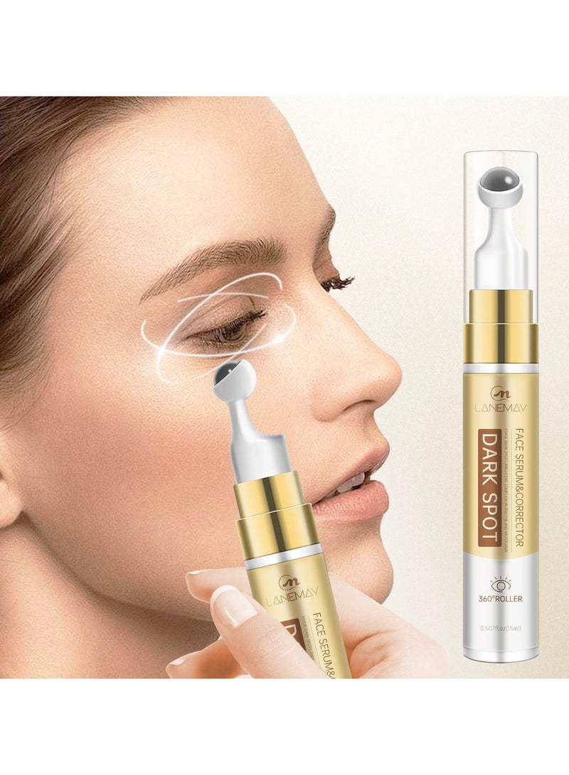 LANEMAY Collagen Eye Cream with Massager Anti Wrinkle Eye Lift Firming Fine Line Reduction Hot Cold Vibration Eye Device - Image 1