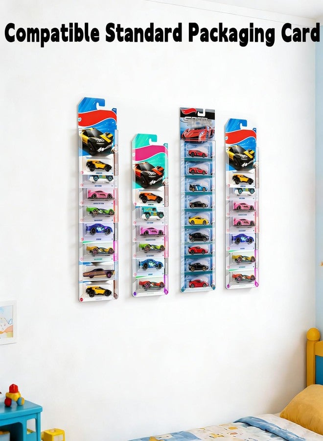 Hlimior 60 Pack Clear Display Case for Packaged Model Cars,Model Car Display Cases Wall Mount-Holds up to 600 Cars,Toy Car Storage Organizer Compatible with Hot Wheels,Clear Model Car Display Case - Image 4