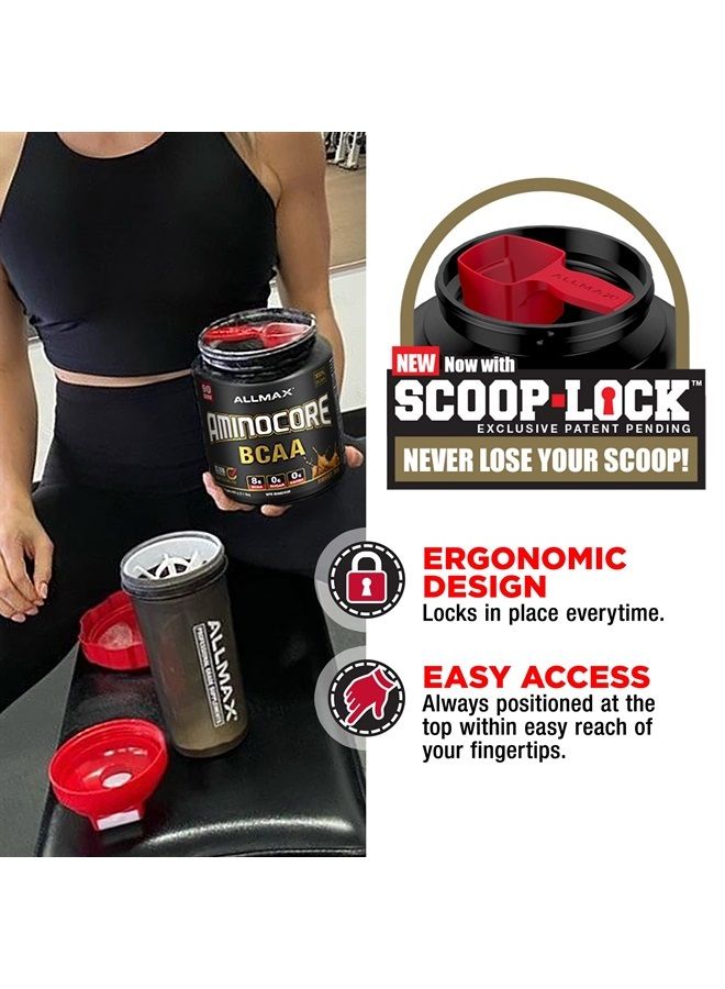 AllMax Nutrition AMINOCORE BCAA Powder, 8.18 Grams of Amino Acids, Intra and Post Workout Recovery Drink, Gluten Free (Sweet Tea, 315 Grams)  - Image 4