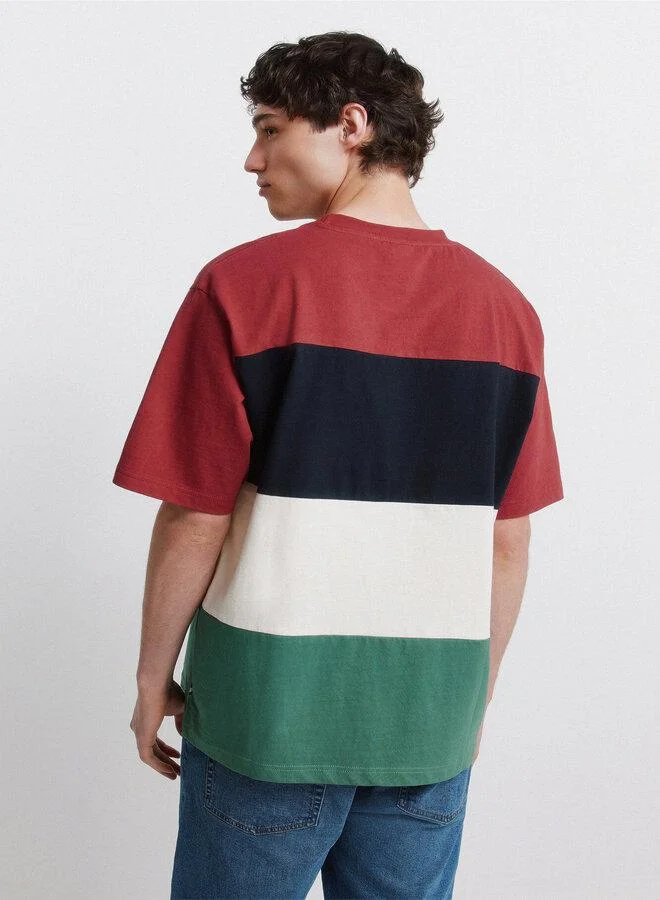 Springfield  Plain T-shirt 09 for Men | Best Price UAE