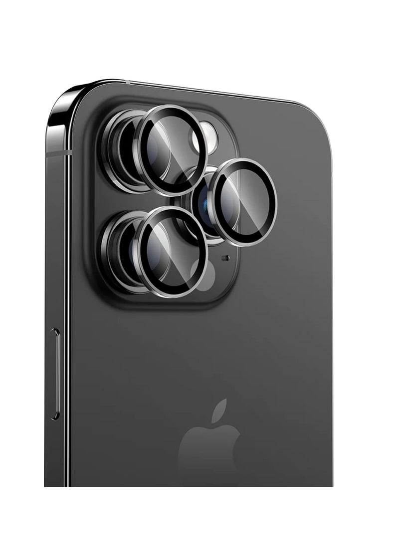 DIGI CORE iPhone Full Coverage Set iPhone 14 Pro Screen Protector 3 Pack 6.1 Inch 2.5D Curved Edges With iPhone 14 Pro Camera Lens And Anti-Scratch iPhone Back PVC Clear Sheet (iPhone 14 Pro,Space Black) - Image 5