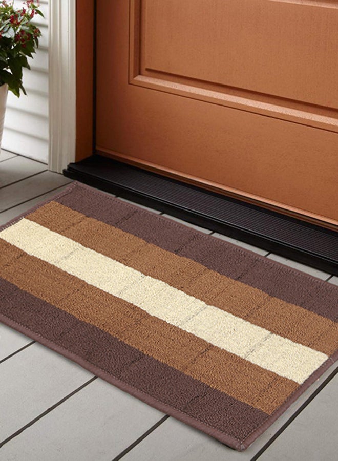 Status Contract Anti Slip Front Door Mat|(38x58cm) Living Room Rug for Entrance Doors|Polypropylene Floor Mats Home|Essential Small Rugs for Office, Bedroom & Kitchen  (Brown) - Image 2