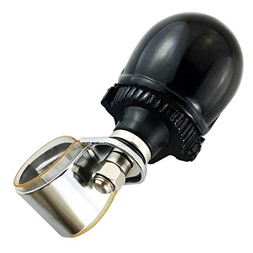 Abfer Skull Steering Wheel Knob Cool Style Car Turning Power Assist Helper Spinner Knobs for Most Vehicles Trucks (Black) - Image 5
