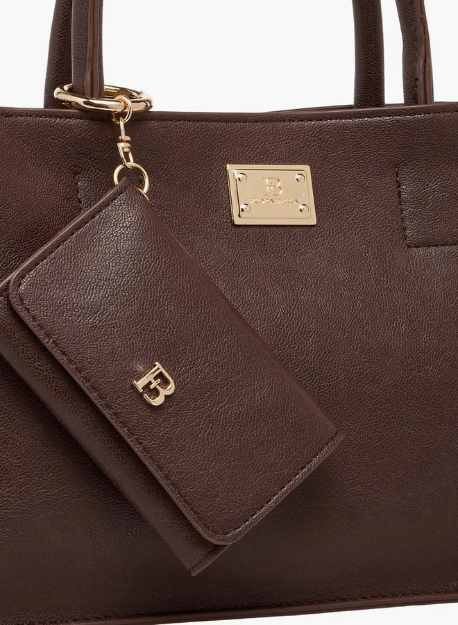 فلورا بيلا من شو إكسبرس Solid Tote Bag with Adjustable Strap and Detachable Pouch