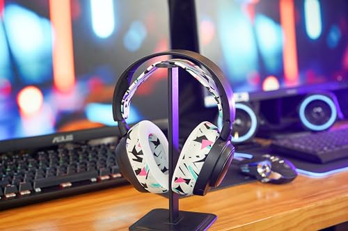 WC HeadbandZ Arctis Nova - Upgraded Silicone Headband for Arctis Nova Headsets by Wicked Cushions - Enhanced Flexibility, Comfort, and Style with Matching Earpad Designs| 90's White - Image 4