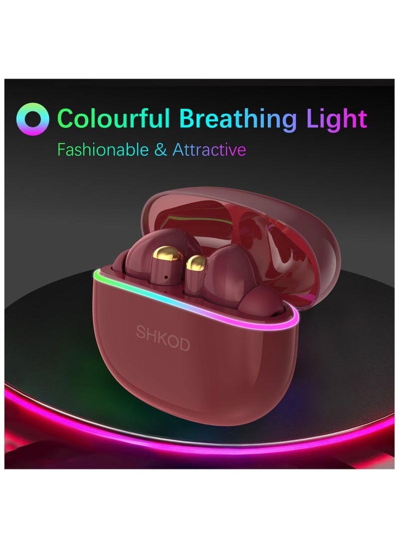 Bluetooth 5.4 13mm Dynamic Drivers 40 Ms Ultra-Low Latency Quad Mic ENC for HD Call Clarity 45 Hrs Playtime Lightning-Fast Charging, AirLits5 Pro True Wireless in-Ear Earbuds