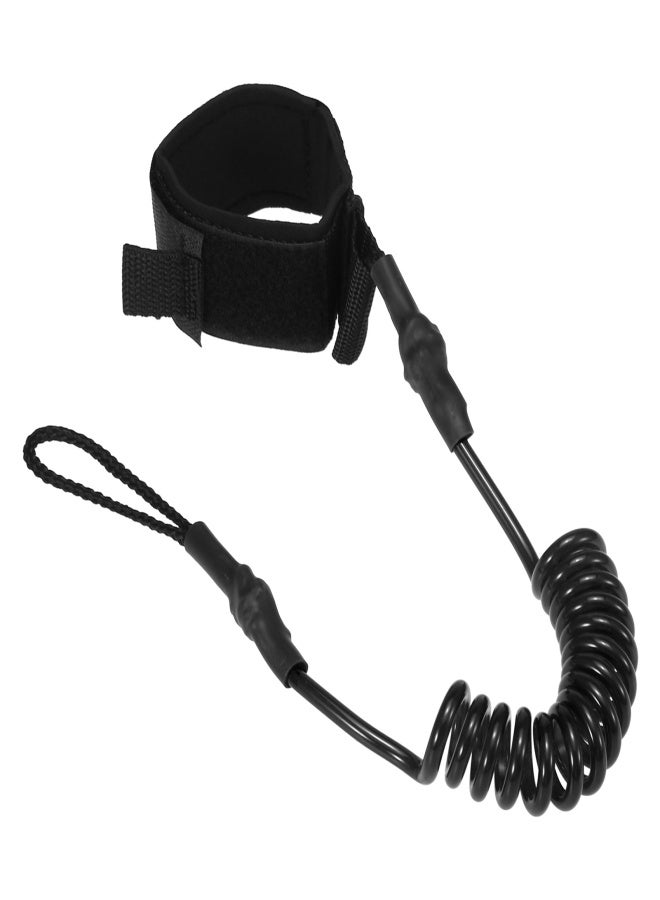 4 Feet Ankle Leash Surfing Elastic Coiled Stand UP Paddle Board Leg Rope Surfboard Ankle Leash - Image 1