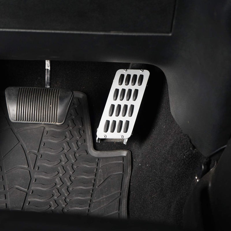 V8 GOD Wrangler JK Gas Pedal Extender Cover Adjustable Driver Footrest Accelerator Higher Pedals Pad Covers Interior Accessories for Jeep Wrangler JK & Unlimited 2007-2018 - Image 2