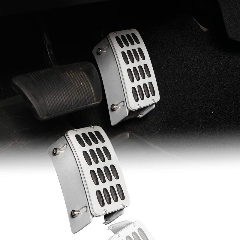 V8 GOD Wrangler JK Gas Pedal Extender Cover Adjustable Driver Footrest Accelerator Higher Pedals Pad Covers Interior Accessories for Jeep Wrangler JK & Unlimited 2007-2018 - Image 1