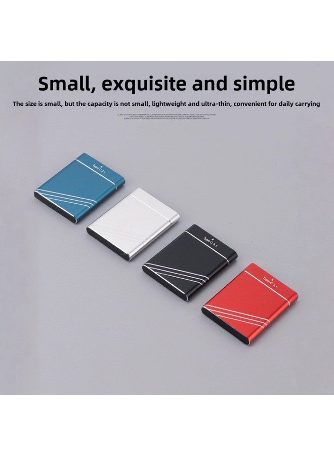SSD Solid State Mobile Hard Disk 1TB 2TB Various Capacity External Hard Disk-Capacity:High-speed 4tb-Interface:Red - Image 1