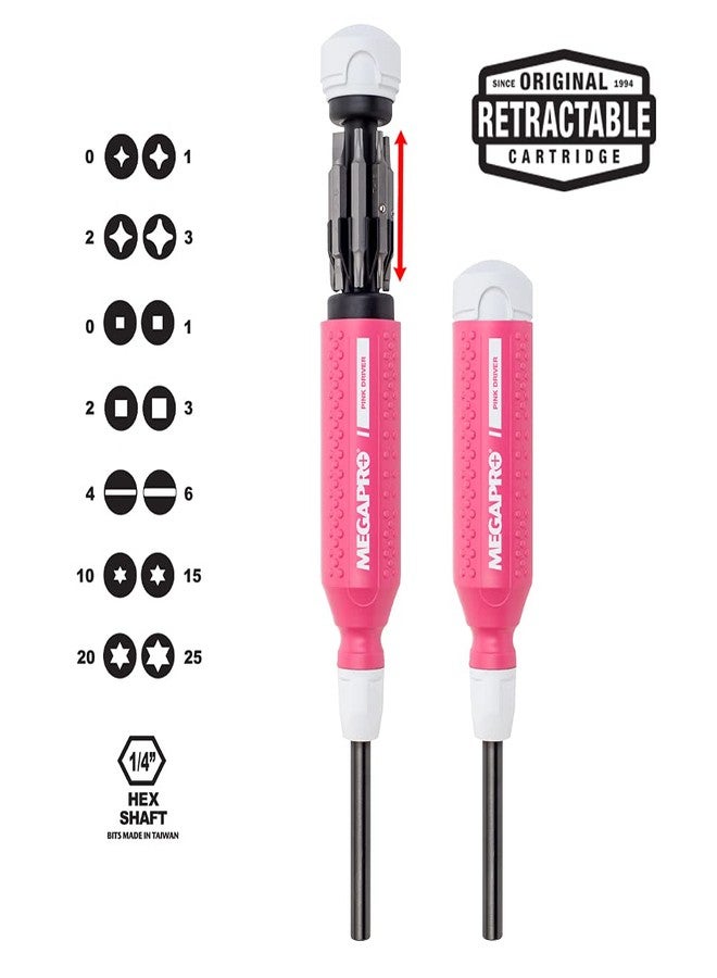 Megapro 151PK/WH-C 15-in-1 Driver, Pink - Image 2