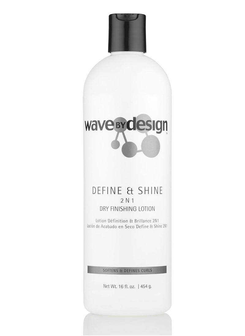 Design Essentials Design Essentials Define & Shine 2-N-1 Dry Finishing Lotion, for Frizzy and Curling Hair, 16 Ounce  - Image 1