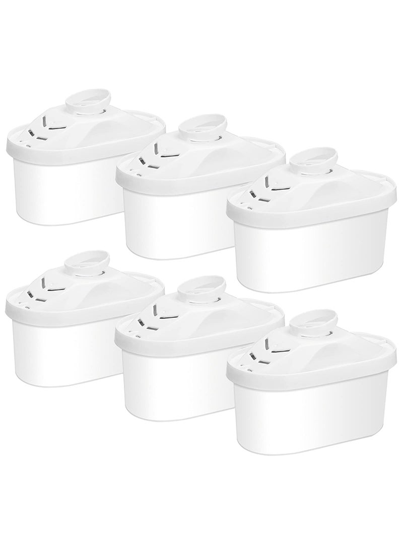 Hskyhan Hskyhan Alkaline Water Filter Cartridge  Replacement Pitcher Water Filters Improve PH 7 Stage Filteration System To Purify 6 Pack 