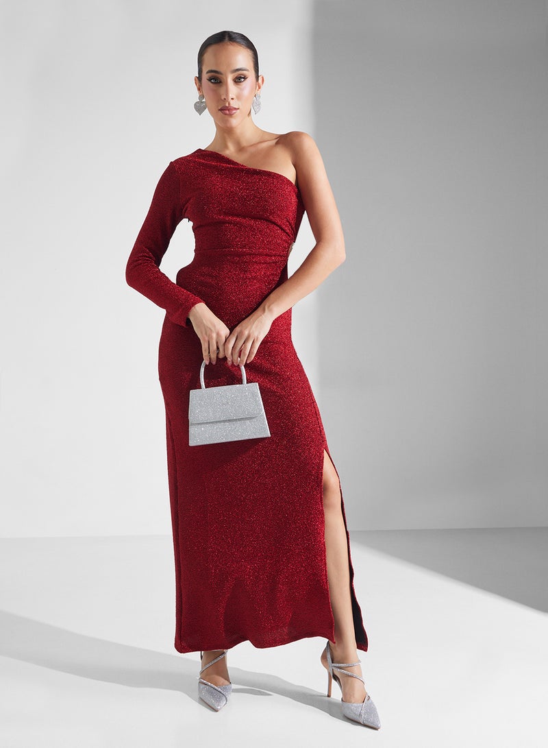 Ella Limited Edition One-Shoulder Slit Dress - Image 4