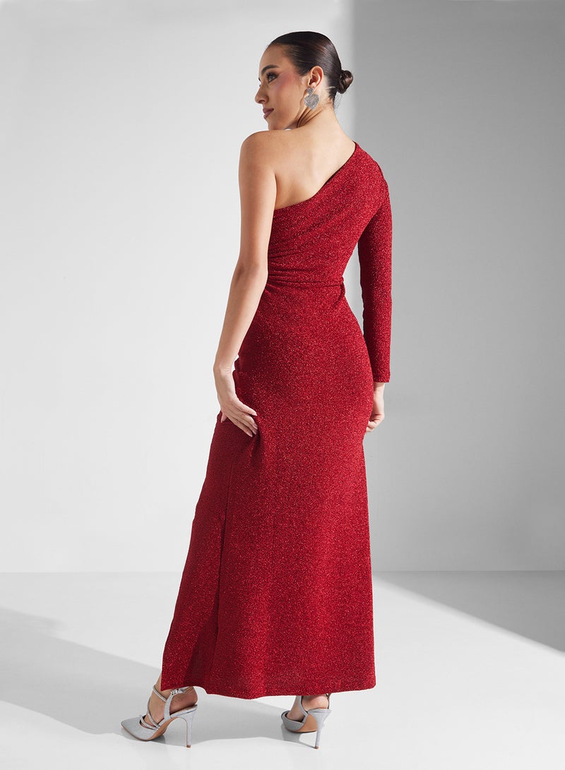 Ella Limited Edition One-Shoulder Slit Dress - Image 2