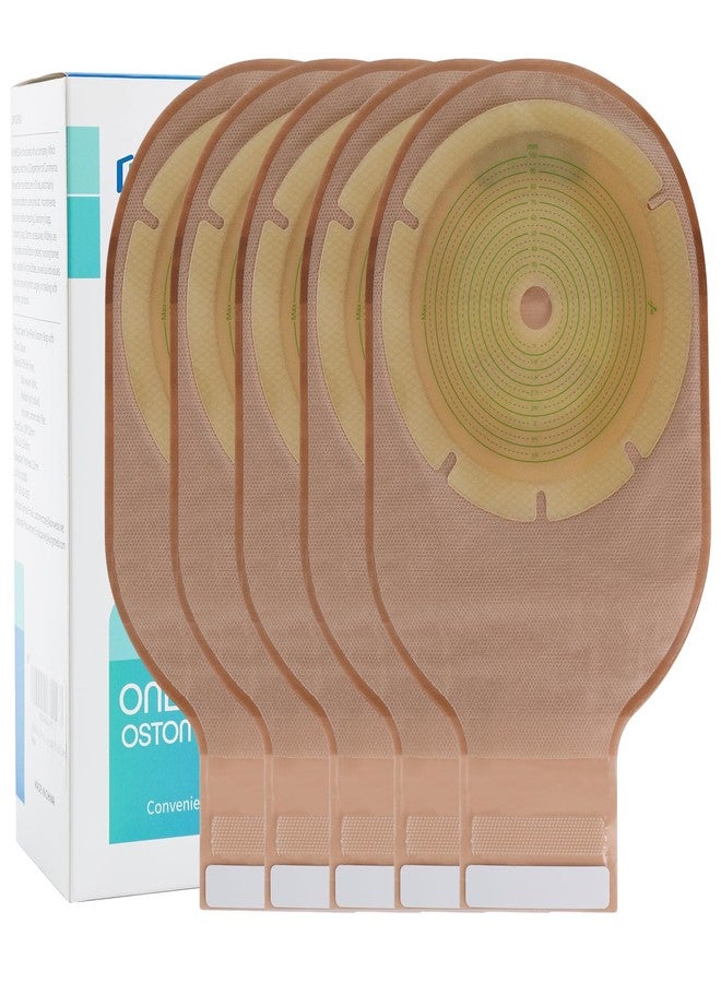 KONWEDA 20 Pack Colostomy Bags | One Piece Drainable Ostomy Pouches | 15mm-100mm Wide Cut-to-Fit Range | Secure Hook and Loop Closure for Ileostomy & Stoma Care - Image 1