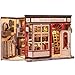 CUTEBEE Book Nook Kit DIY Miniature House Dollhouse Kit for Adults and Teens Booknook Tiny House Bookshelf 3D Wooden Puzzle Gifts for Family Thames Bookstore - Image 2
