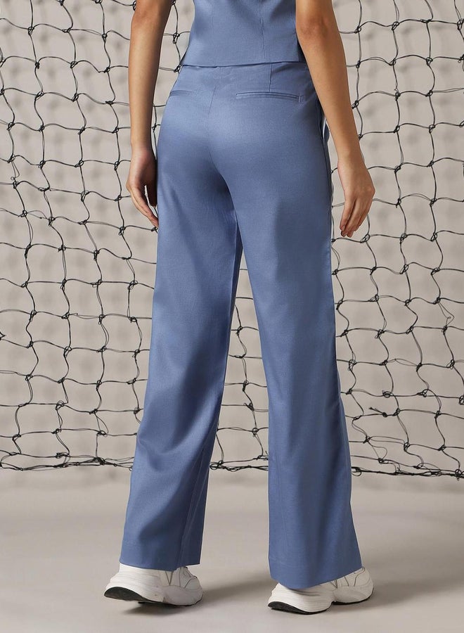 Hubberholme Solid High Rise Trousers with Belt Loops - Image 3