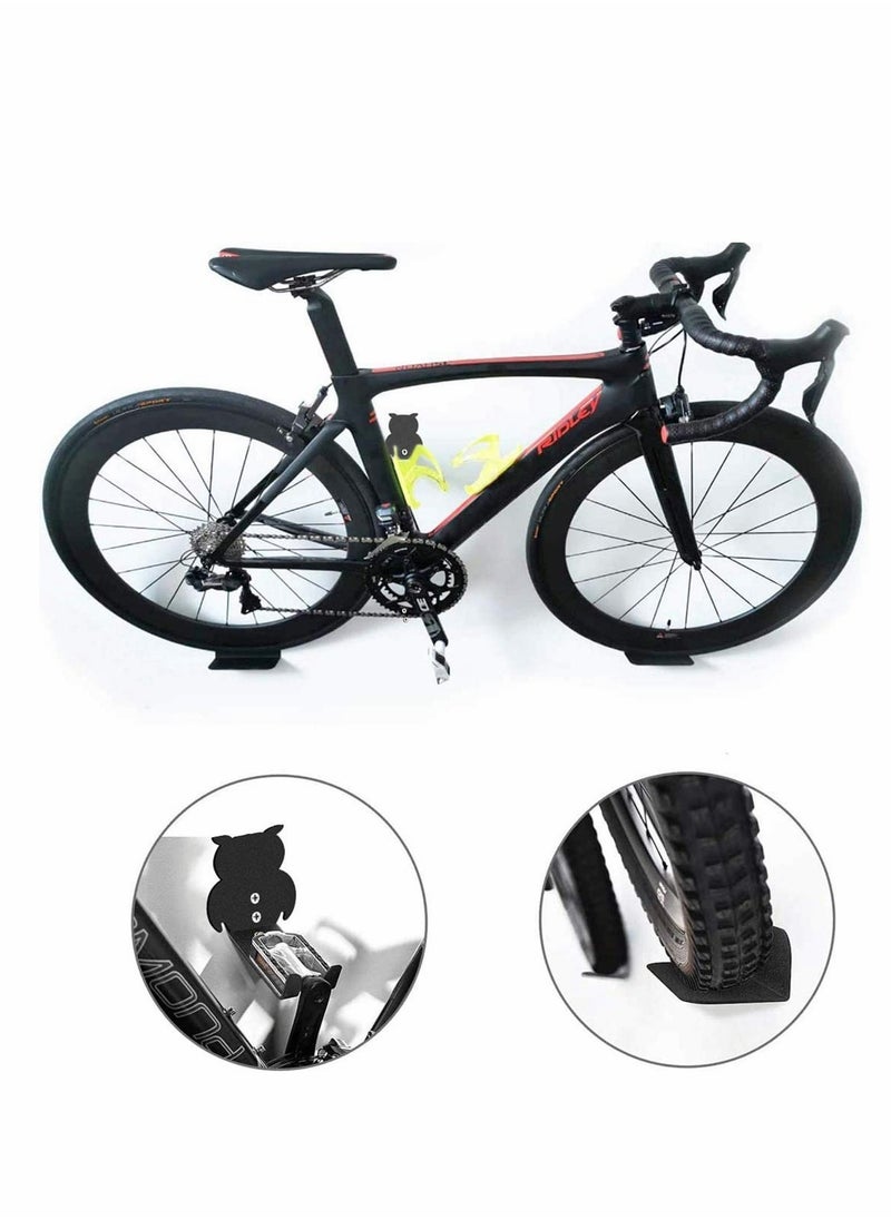 SYOSI - Bicycle Wall Mount, 3 in 1 Bike Rack Wall Mounted Hanger Pedal Hook Wheel, Heavy Duty Bicycle Racks Pedal Hook for Bike Hook Storage - Image 1