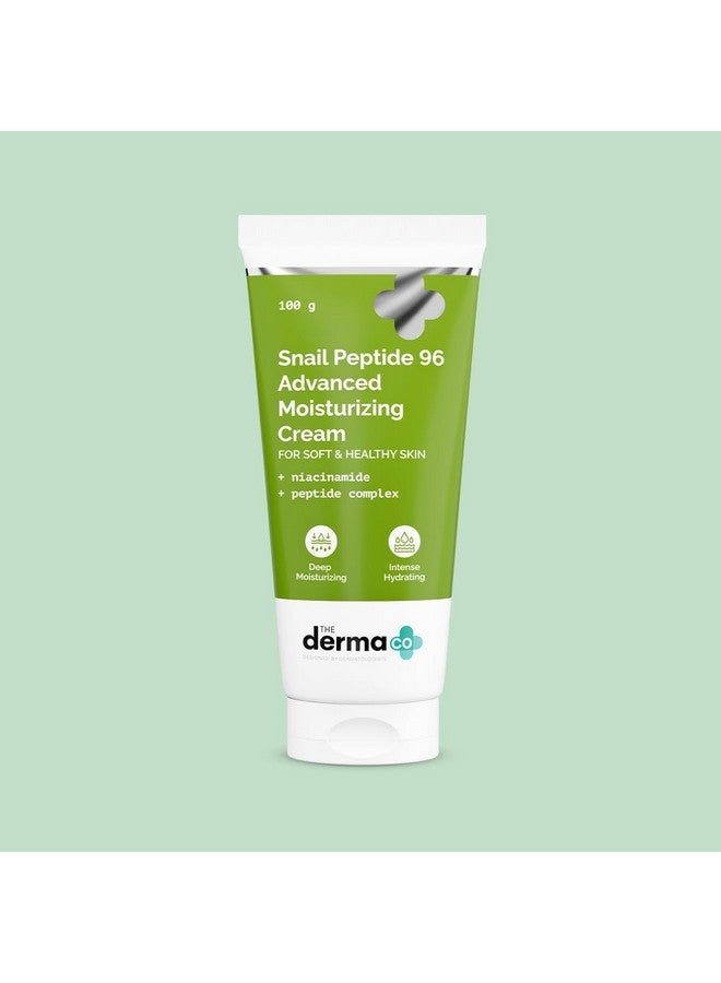ذا ديرما كو كريم الترطيب المتقدم Snail Peptide 96 | مخاط الحلزون، النياسيناميد، مجمع الببتيد والبنتافيتين | ترطيب لمدة 24 ساعة | مرطب عميق التغذية وترطيب مكثف | كريم كوري - 100 جرام - Image 1