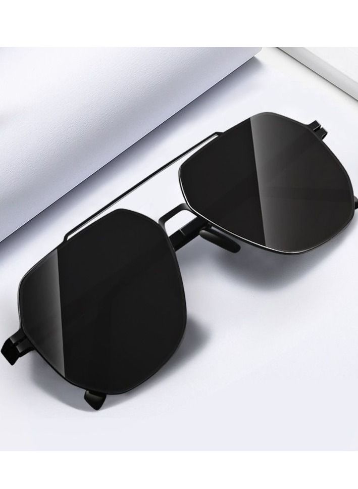 RedMapleTEK Polarized Full Frame UV400 Pilot Frame Sunglasses  - Image 3