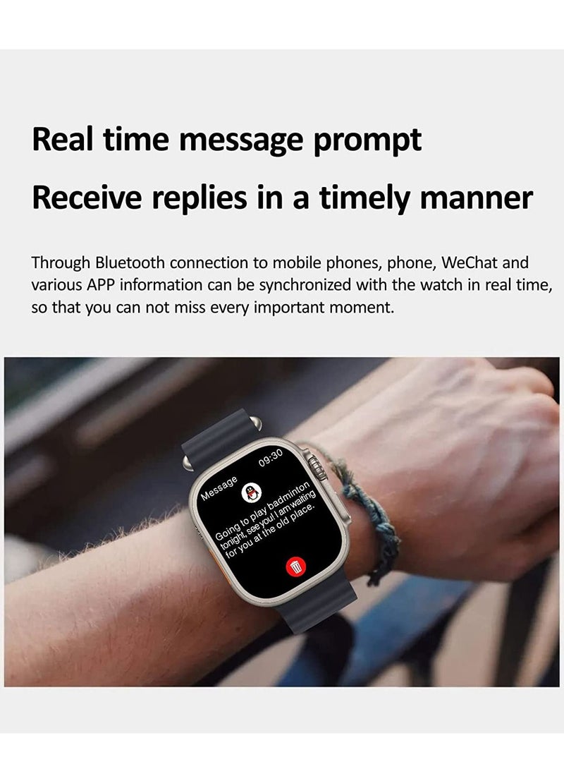 Wearfit Pro HK8 PRO MAX Smartwatch AMOLED Screen 2.12 Inch 485*520 Pixels - Bluetooth V5.2 (Green)  - Image 2