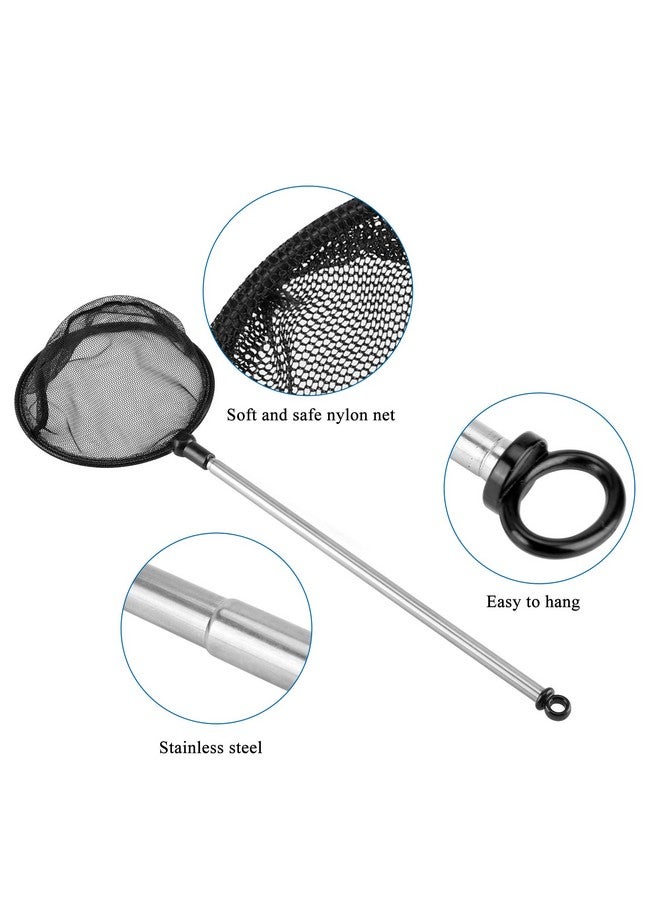 Mogoko Aquarium Fish Net, Fine Mesh Net For Fish Tank, Telescopic Fish Net With Extendable Stainless Steel Long Handle  - Image 4