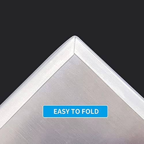 Protalwell Clear Rubber Edge Trim，U Channel Silicone Rubber Edge Trim, 1/16" Slot, Fit for 0-3/32", White Color, Edge Protector for Car Doors, Sheet Metal Parts - Image 5