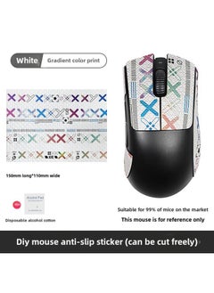 Universal Universal Mouse Non-slip Stickers Diy Mouse Stickers Back Stickers Side Skirts Sweat-absorbent Sweat-proof Palm Stickers Keyboard Camera-Color: 1 Gradient Color Print
