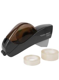 Eagle Automatic Tape Dispenser, Tape  Single Handheld Design perfect for Christmas and home gift wrapping, Free 1 Roll of 0.75 Inch (19 mm) Tapes Gray  - Image 2