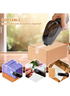 Eagle Automatic Tape Dispenser, Tape  Single Handheld Design perfect for Christmas and home gift wrapping, Free 1 Roll of 0.75 Inch (19 mm) Tapes Gray  - Image 3