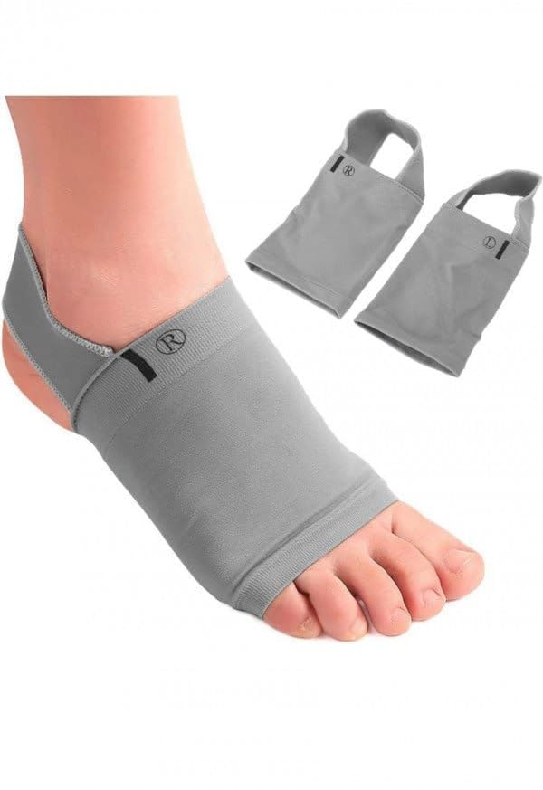 Nexllent Foot Pain Relief Premium Planter Fasciitis Support, Silicone Heel Spur & Therapy Wraps, Compression Socks, Foot Sleeves, Arch Supports, Heel Cushion Inserts & Grips, Medium - Image 2