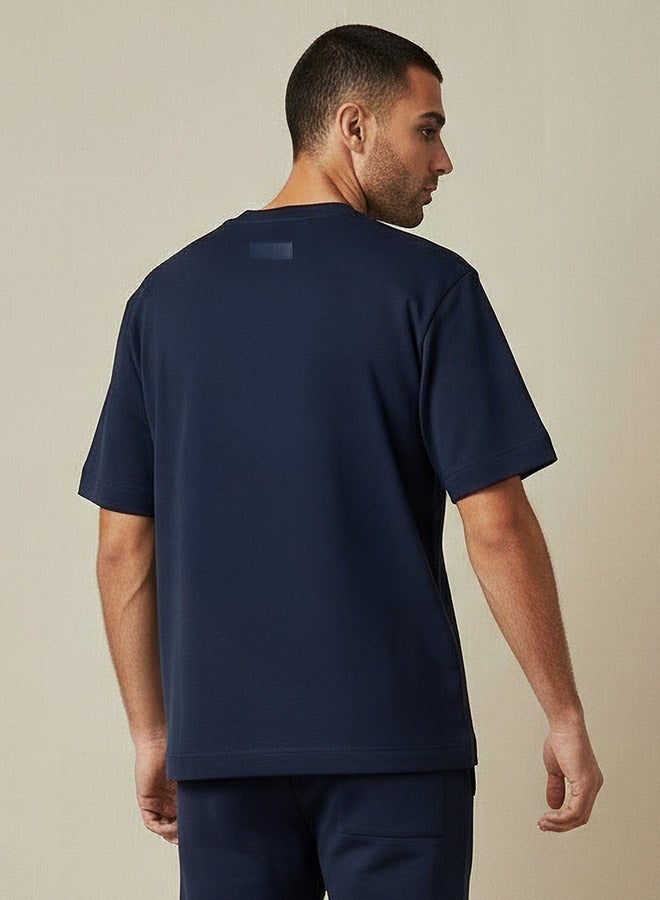 Emperor Men Regular Fit Crew Neck Short Sleeves T-shirt - Image 2