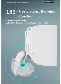GUDOO Air Conditioner Deflector Retractable Air Conditioner Windshield with Fan Blades Split AC Adjustable Flow Deflector Wall-Mounted Universal 63-95cm  - Image 5
