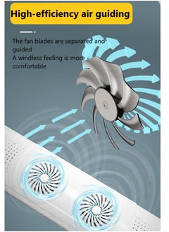 GUDOO Air Conditioner Deflector Retractable Air Conditioner Windshield with Fan Blades Split AC Adjustable Flow Deflector Wall-Mounted Universal 63-95cm  - Image 3