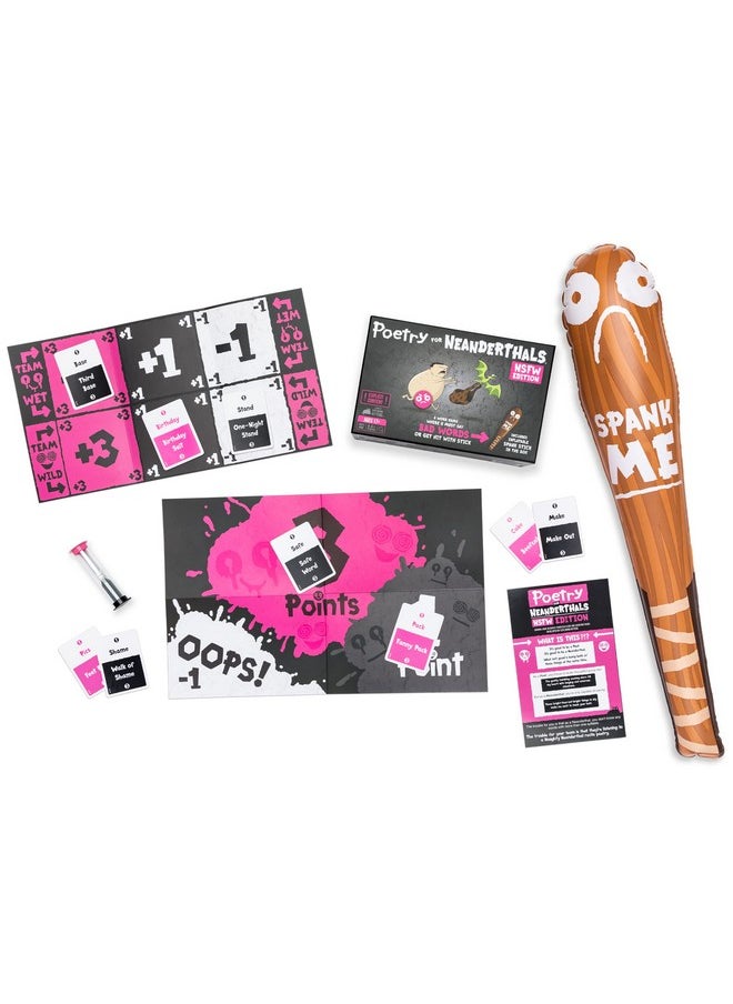 Exploding Kittens LLC Exploding Kittens Presents Poetry For Neanderthals Nsfw Edition Adult Party Games Card Games For Adults & Teens Hilarious Outdoor Games For Friends Competitive Word Guessing Fun Games For Adults  - Image 4