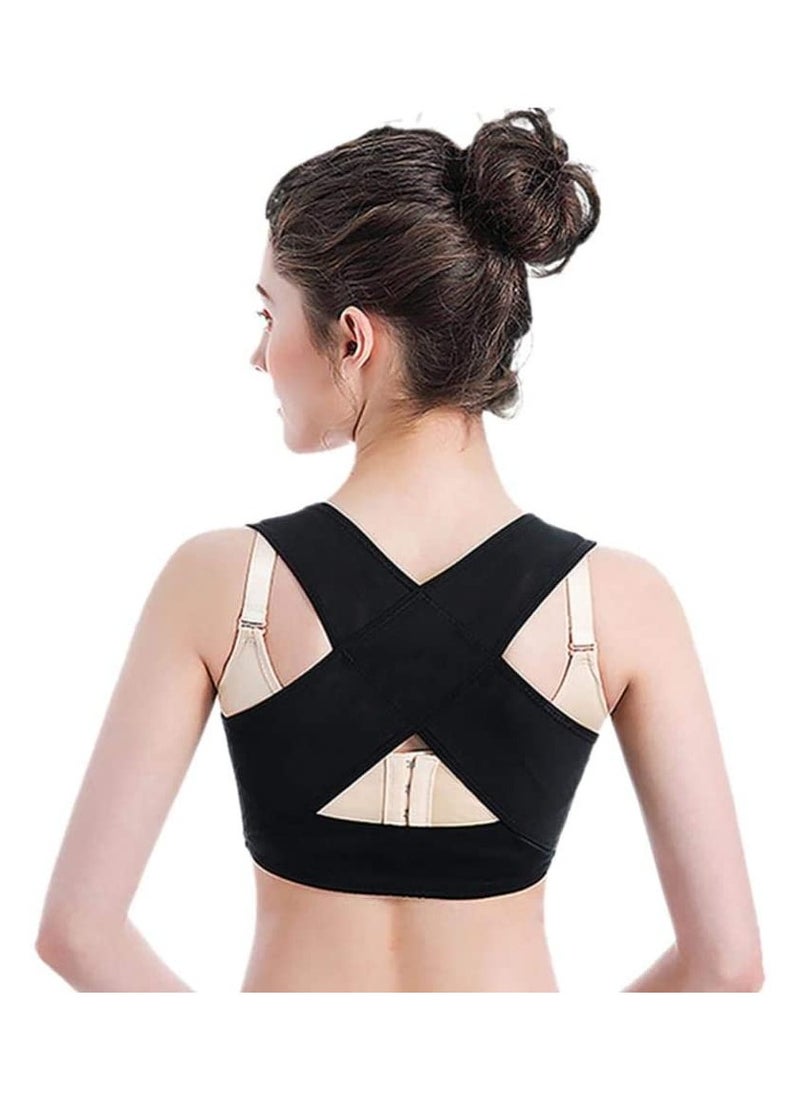 DubaiGallery - Women X Type Back Shoulder Body Posture Corrector Chest Brace Support Belt Vest Lift Bra - Image 1