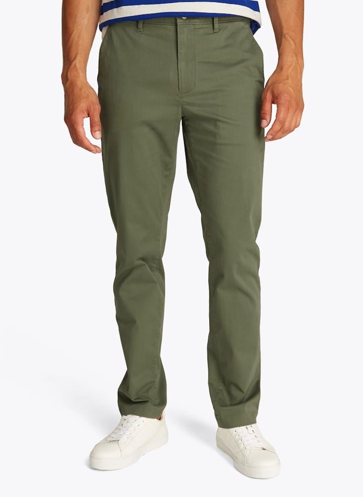 TOMMY HILFIGER Denton Satin Chino Trousers  - Image 1